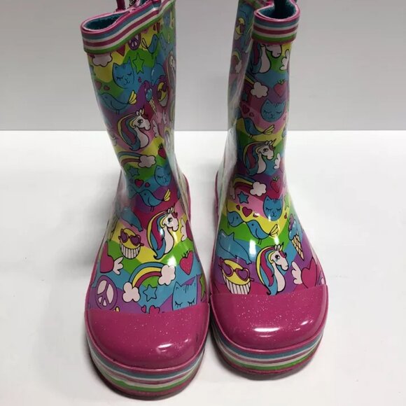 Western Chief Girls Printed Rain Boots 12 M Little Kid - Picture 3 of 6